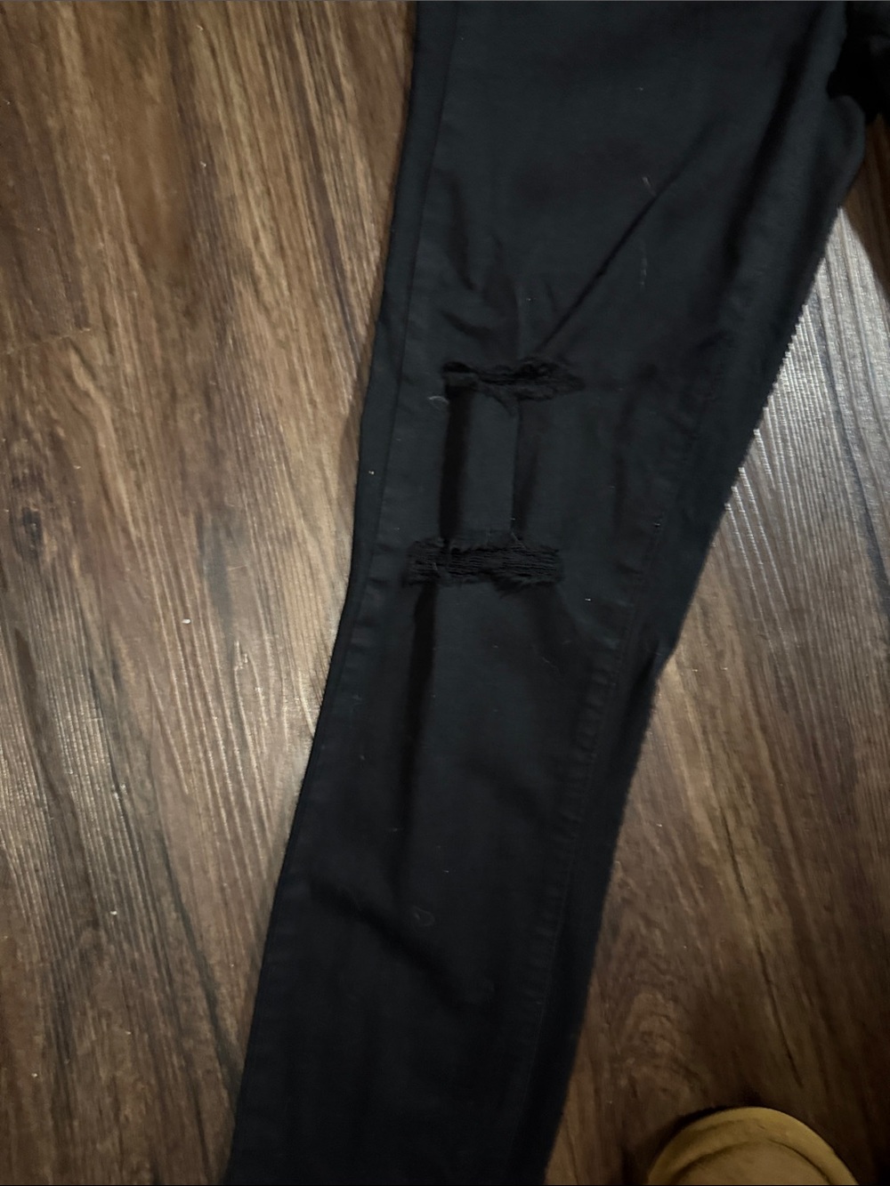 PAIGE Black Ripped Skinny Jeans - Picture 4 of 7